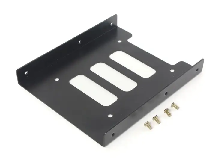 Powertech Tray 3.5" για 2.5" Hdd Ssd Brat 003 Μεταλλικό Μαύρο 2τμχ
