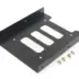 Powertech Tray 3.5" για 2.5" Hdd Ssd Brat 003 Μεταλλικό Μαύρο 2τμχ