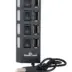 Powertech Usb 2.0v Hub 4 Port Με Διακοπτη Onoff