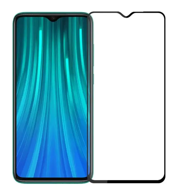 Προστατευτικά Οθόνης Tempered Glass 5D, Full Glue, Xiaomi Redmi Note 8 Pro, μαύρο