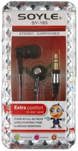 Ψείρες Stereo Earphones Καλώδιο Σχοινί SY-183