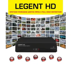 Ψηφιακός Δέκτης Mpec4 Legent Hd