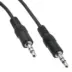 Qihang Cable Aux 3.5 Jack Ενισχυμενο 1m Black