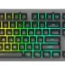 Roar Gaming Πληκτρολόγιο με RGB φωτισμό (Ελληνικό) Ασημί