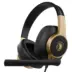 Sades Gaming Headset UPower 3.5mm 40mm Μαύρο/Χρυσό