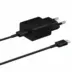 Samsung Φορτιστής Θύρα USB-C Καλώδιο USB Type-C 15W Power Delivery Μαύρο