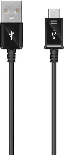 Samsung Micro Usb B Καλώδιο 1m Black White