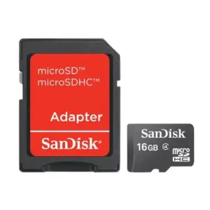 Sandisk Micro Sdhc 16gb Sd Adapter