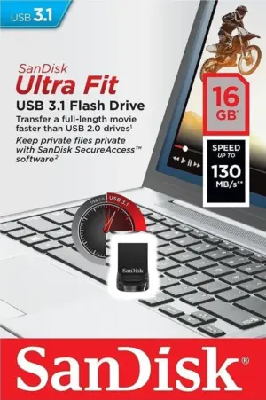 SanDisk Ultra Fit USB 3.1 32GB Small Form Factor