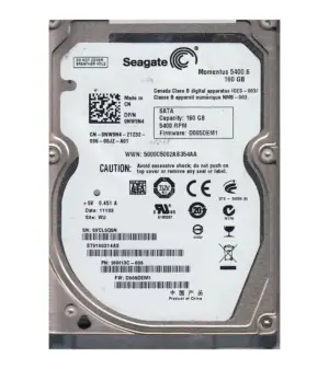 Seagate 2,5'' SATA2 160GB 8MB Cache
