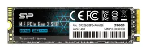 Silicon Power SSD PCIe Gen3x4 P34A60 M.2 2280 256GB 2.200-1.600MB/s