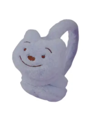 Soft Plush Warmer Earmuff Bear Blue