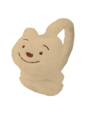Soft Plush Warmer Earmuff Bear Light Brown