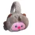 Soft Plush Warmer Earmuff Capybara Smiley Face