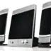 Speakers Genius Flat 2.1 15W Slim Silver & Black