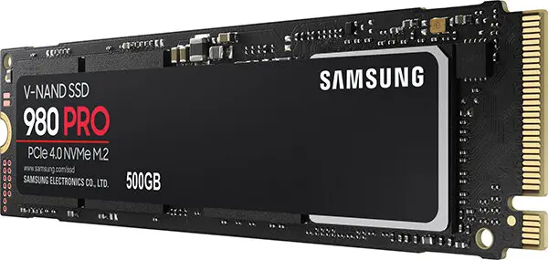 SSD Samsung 980 Pro 500GB NVME PCIE GEN 4.0 X4 M.2 2280