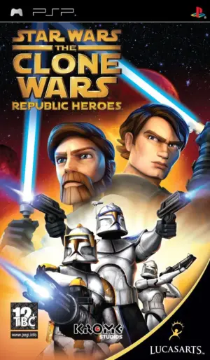 Star Wars The Clone Wars Republic Heroes - PSP Game