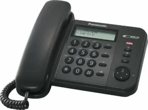 Σταθερή τηλεφωνική συσκευή Panasonic Black