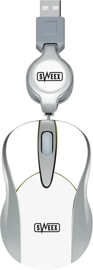Sweex Mini Optical Mouse Cocos White MI057