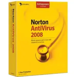 Symantec Norton AntiVirus 2008 Software for Windows