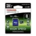 Toshiba Microsd 8gb Class 10 High Speed Professional