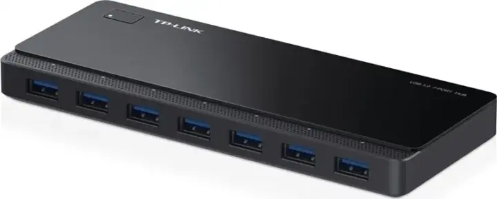 TP-LINK USB 3.0 Hub 7 Θυρών με σύνδεση USB-A και Εξωτερική Παροχή Ρεύματος