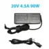 Τροφοδοτικό για Laptop Lenovo 20V 4.50A 90W 4.0mm x 1.7mm oem