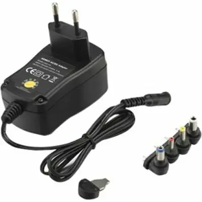 Τροφοδοτικό 1000mA με Περιστροφικό Διακόπτη (Rotary Switch) και 4 Αντάπτορες (Tips) 12V-24V
