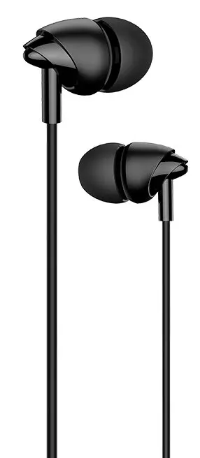 Usams earphones με μικρόφωνο 10mm 1.2m μαύρα