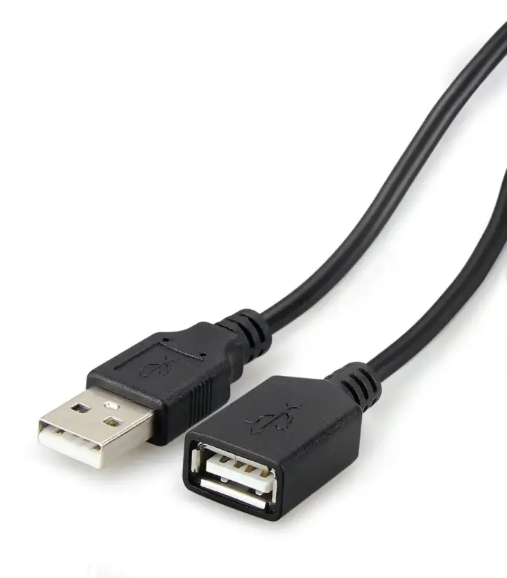 Usb 2.0 Extender Cable A Male/A Female Black 5M