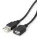 Usb 2.0 Extender Cable A Male/A Female Black 5M