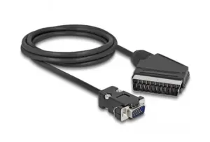 Value Line 31550b 2.00m Scart Male Σε Vga Black