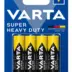 Varta Μπαταρίες Zinc Carbon Super Heavy Duty AA/R6P 1.5V 4τμχ