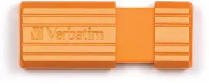 Verbatim 4Gb Usb 2.0 Drive Pinstripe Orange