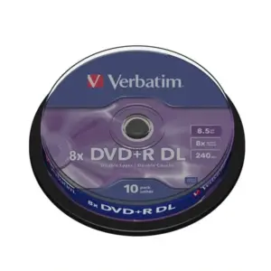 Verbatim 8X 8.5Gb Dvd+R Jewel Case Dual Layer
