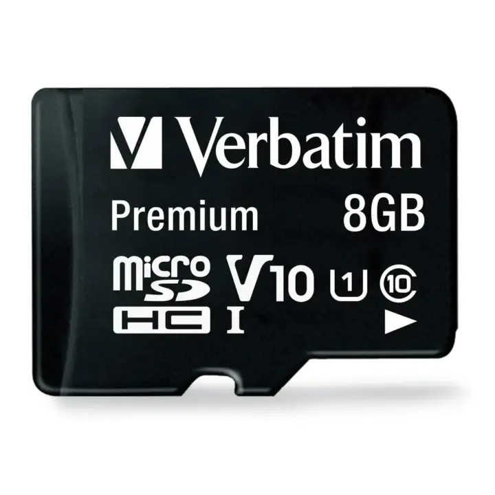 Verbatim Premium Micro SDHC 8GB Class 10/UHS-I με Adapter Lifetime Limited