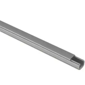 Viokar Κανάλι PVC 25x25 με Αυτοκόλλητη Ταινία TESA 2m Γκρί