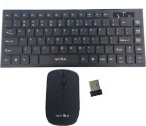 Weibo Mini Keyboard & Mouse Wireless 2.4GHz Black