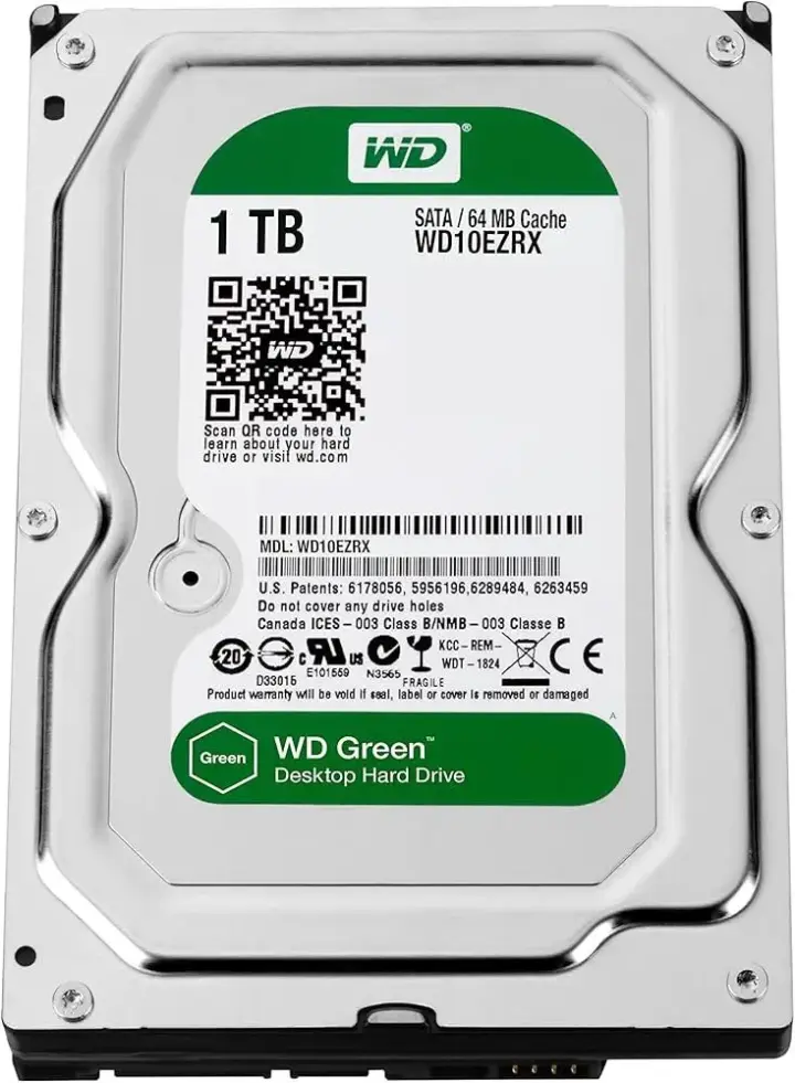 WD HDD Caviar AVE-Green 1TB/SATA III/IntelliPower/64MB