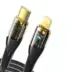 Xipin Καλώδιο Tαχείας φόρτισης USB-A σε Lightning, 100W, 1.2m, μαύρο